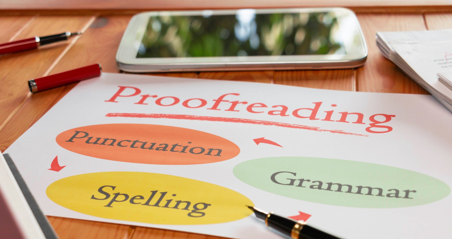 proofreading information sheet